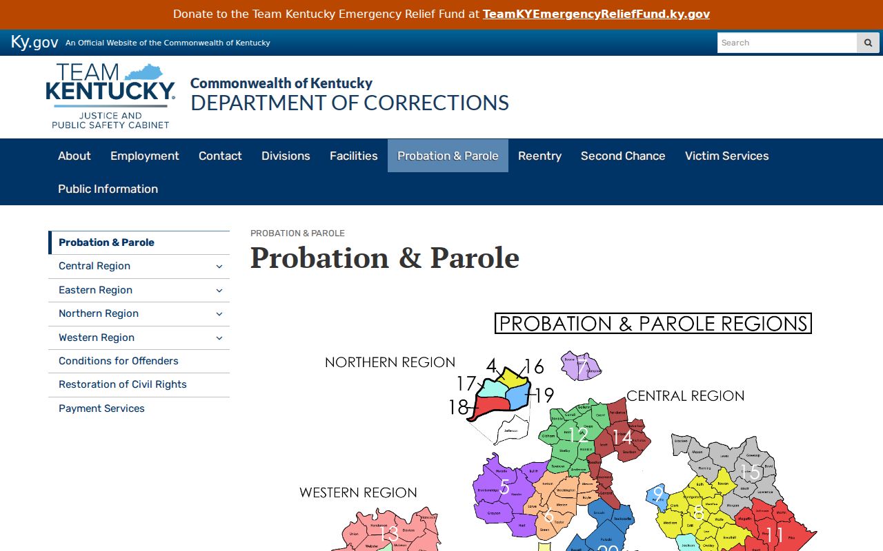 Fleming County criminal history and Kentucky probation and parole records